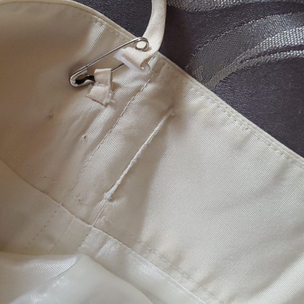 J.CREW SILK IVORY STRAPLESS DRESS 8 - Picture 8 of 9